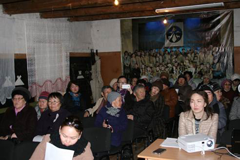April 2016, Sebyan-Kuel citizens taking part in Public Hearing devoted to the Mining Complex construction.